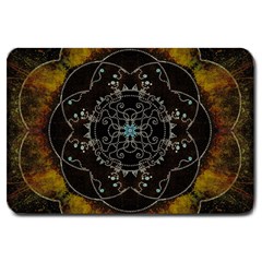 Mandala - 0005 - The Pressing Large Doormat  by WetdryvacsLair