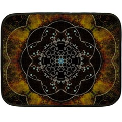 Mandala - 0005 - The Pressing Double Sided Fleece Blanket (mini)  by WetdryvacsLair