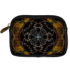 Mandala - 0005 - The Pressing Digital Camera Leather Case by WetdryvacsLair