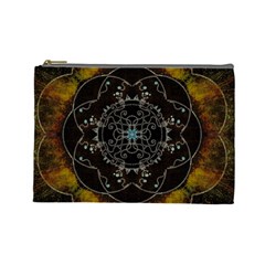 Mandala - 0005 - The Pressing Cosmetic Bag (large) by WetdryvacsLair