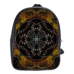 Mandala - 0005 - The Pressing School Bag (large) by WetdryvacsLair