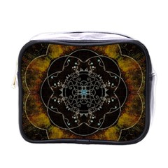 Mandala - 0005 - The Pressing Mini Toiletries Bag (one Side) by WetdryvacsLair