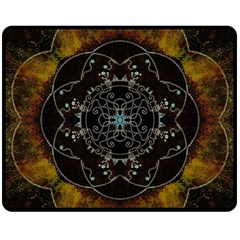 Mandala - 0005 - The Pressing Fleece Blanket (medium)  by WetdryvacsLair