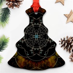 Mandala - 0005 - The Pressing Ornament (christmas Tree)  by WetdryvacsLair