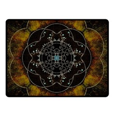 Mandala - 0005 - The Pressing Double Sided Fleece Blanket (small)  by WetdryvacsLair