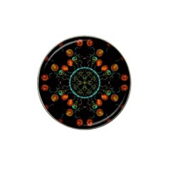 Mandala - 0006 - Floating Free Hat Clip Ball Marker by WetdryvacsLair