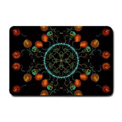 Mandala - 0006 - Floating Free Small Doormat  by WetdryvacsLair