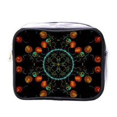 Mandala - 0006 - Floating Free Mini Toiletries Bag (one Side) by WetdryvacsLair