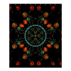 Mandala - 0006 - Floating Free Shower Curtain 60  X 72  (medium)  by WetdryvacsLair