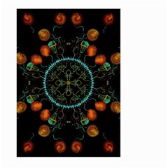 Mandala - 0006 - Floating Free Large Garden Flag (two Sides) by WetdryvacsLair