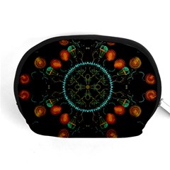 Mandala - 0006 - Floating Free Accessory Pouch (medium) by WetdryvacsLair