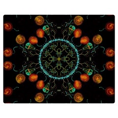 Mandala - 0006 - Floating Free Double Sided Flano Blanket (medium)  by WetdryvacsLair