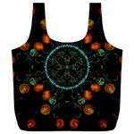 Mandala - 0006 - Floating Free Full Print Recycle Bag (XXL) Front