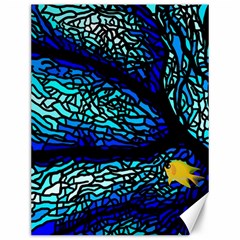 Sea-fans-diving-coral-stained-glass Canvas 12  X 16  by Sapixe