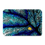 Sea-fans-diving-coral-stained-glass Plate Mats 18 x12  Plate Mat