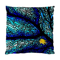 Sea-fans-diving-coral-stained-glass Standard Cushion Case (two Sides)