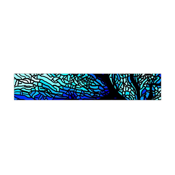 Sea-fans-diving-coral-stained-glass Flano Scarf (Mini)