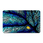 Sea-fans-diving-coral-stained-glass Magnet (Rectangular) Front