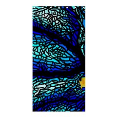 Sea-fans-diving-coral-stained-glass Shower Curtain 36  X 72  (stall)  by Sapixe