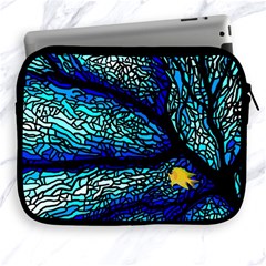 Sea-fans-diving-coral-stained-glass Apple Ipad 2/3/4 Zipper Cases by Sapixe