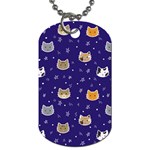 Multi Cats Dog Tag (One Side) Front