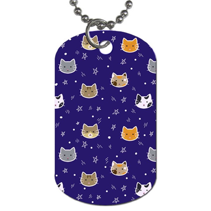 Multi Cats Dog Tag (One Side)