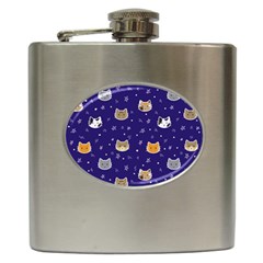 Multi Cats Hip Flask (6 Oz) by CleverGoods