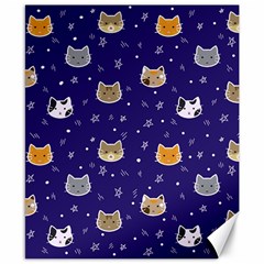 Multi Cats Canvas 8  X 10  by CleverGoods