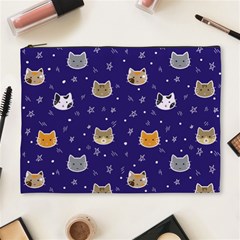 Multi Cats Cosmetic Bag (xl) by CleverGoods