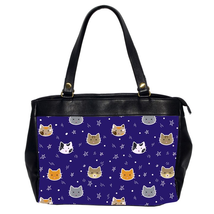 Multi Cats Oversize Office Handbag (2 Sides)