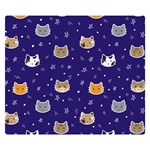 Multi Cats Double Sided Flano Blanket (Small)  50 x40  Blanket Front