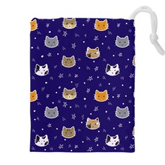 Multi Cats Drawstring Pouch (4xl) by CleverGoods