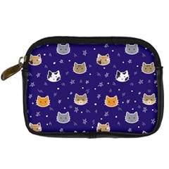 Multi Kitty Digital Camera Leather Case by CleverGoods