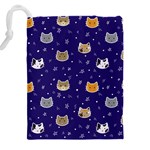 Multi Kitty Drawstring Pouch (5XL) Back