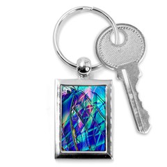 Title Wave, Blue, Crashing, Wave, Natuere, Abstact, File Img 20201219 024243 200 Key Chain (rectangle) by ScottFreeArt