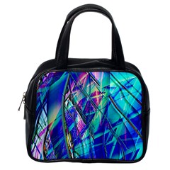 Title Wave, Blue, Crashing, Wave, Natuere, Abstact, File Img 20201219 024243 200 Classic Handbag (one Side) by ScottFreeArt