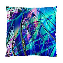 Title Wave, Blue, Crashing, Wave, Natuere, Abstact, File Img 20201219 024243 200 Standard Cushion Case (one Side) by ScottFreeArt