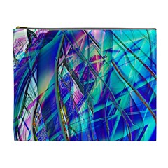 Title Wave, Blue, Crashing, Wave, Natuere, Abstact, File Img 20201219 024243 200 Cosmetic Bag (xl) by ScottFreeArt