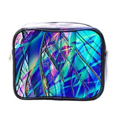 Title Wave, Blue, Crashing, Wave, Natuere, Abstact, File Img 20201219 024243 200 Mini Toiletries Bag (one Side) by ScottFreeArt