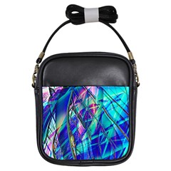 Title Wave, Blue, Crashing, Wave, Natuere, Abstact, File Img 20201219 024243 200 Girls Sling Bag by ScottFreeArt