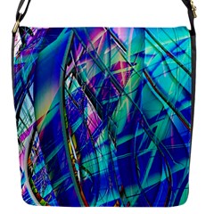 Title Wave, Blue, Crashing, Wave, Natuere, Abstact, File Img 20201219 024243 200 Flap Closure Messenger Bag (s) by ScottFreeArt