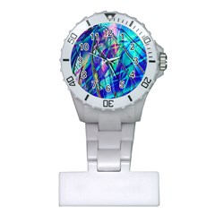 Title Wave, Blue, Crashing, Wave, Natuere, Abstact, File Img 20201219 024243 200 Plastic Nurses Watch by ScottFreeArt