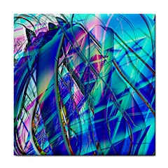 Title Wave, Blue, Crashing, Wave, Natuere, Abstact, File Img 20201219 024243 200 Tile Coaster by ScottFreeArt