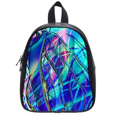 Title Wave, Blue, Crashing, Wave, Natuere, Abstact, File Img 20201219 024243 200 School Bag (small) by ScottFreeArt