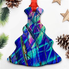 Title Wave, Blue, Crashing, Wave, Natuere, Abstact, File Img 20201219 024243 200 Christmas Tree Ornament (two Sides)