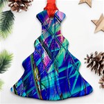 Title Wave, Blue, Crashing, Wave, Natuere, Abstact, File Img 20201219 024243 200 Christmas Tree Ornament (Two Sides) Front