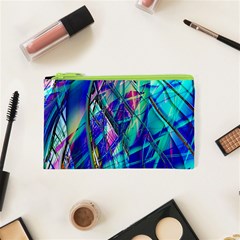 Title Wave, Blue, Crashing, Wave, Natuere, Abstact, File Img 20201219 024243 200 Cosmetic Bag (xs) by ScottFreeArt