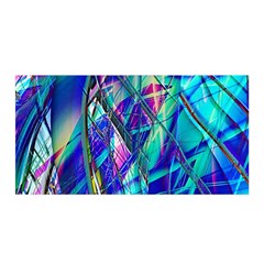 Title Wave, Blue, Crashing, Wave, Natuere, Abstact, File Img 20201219 024243 200 Satin Wrap by ScottFreeArt