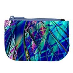 Title Wave, Blue, Crashing, Wave, Natuere, Abstact, File Img 20201219 024243 200 Large Coin Purse by ScottFreeArt