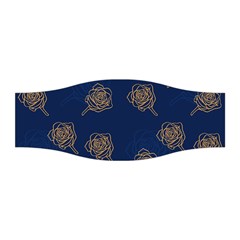 Roses Pattern Blue Color Stretchable Headband by brightlightarts